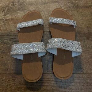 Alexis Bendel Embellished Sandals Size 8.5